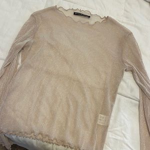 See through long sleeve